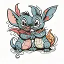 Experiment 626 and 624 lilo & stitch tattoo design idea