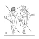 david and goliath tattoo design idea