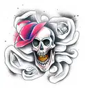 skeleton  tattoo design idea