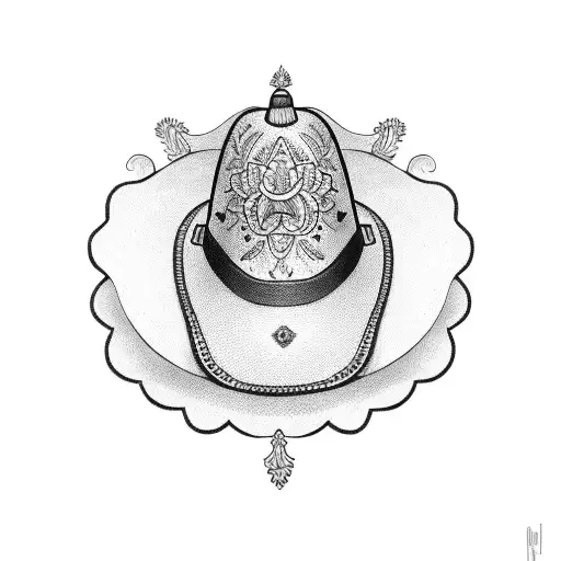 Sombrero, Nombre Manuel tattoo design idea