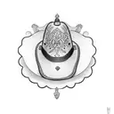 Sombrero, Nombre Manuel tattoo design idea