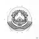 Sombrero, Nombre Manuel tattoo design idea