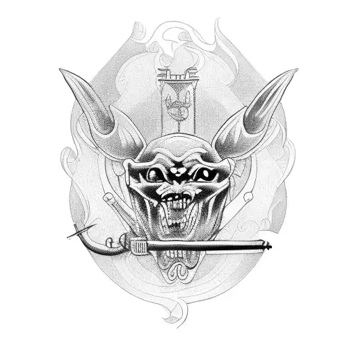 saint anthony tattoo design idea