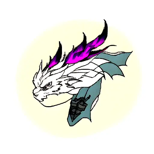 Nordic dragon tattoo tattoo design idea