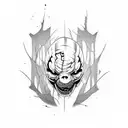 dead by daylight  tattoo design idea