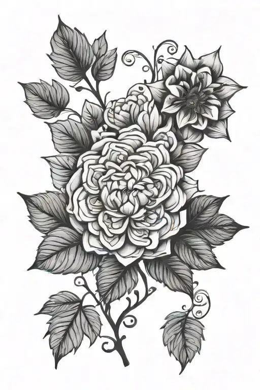 focus life growth mindset tattoo design idea