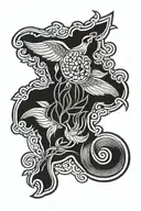 focus discipline commitment tattoo design idea