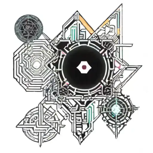 zenitsu + geyome tattoo design idea