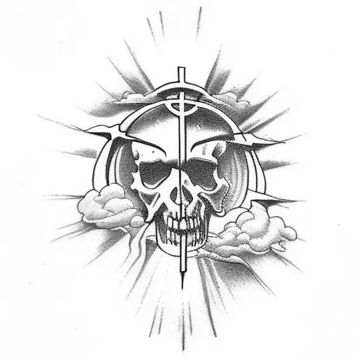 three crucifixes. Year I was born, 1998. Bible verse yeah though I walk through the valley of the shadow of death  tattoo design idea