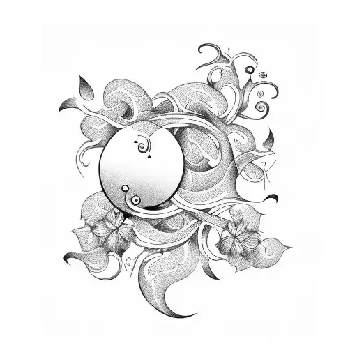 Vine tattoo design idea