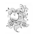 Vine tattoo design idea