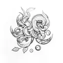 Vine tattoo design idea