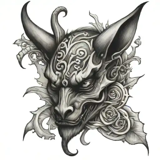 tattoos and drugs and a little devil tattoo design idea