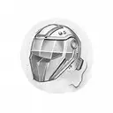 helm of awe tattoo design idea