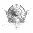 helm of awe tattoo design idea