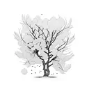 Cherry Blossom Tree tattoo design idea
