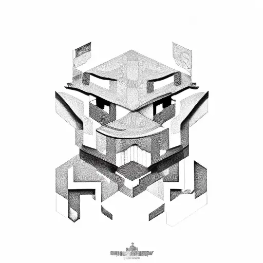 minecraft tattoo design idea