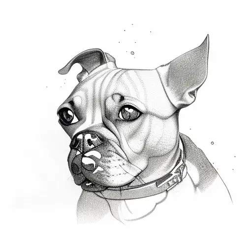 minecraft dog tattoo design idea