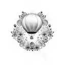 balloon dog tattoo design idea