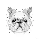dog balloon tattoo design idea