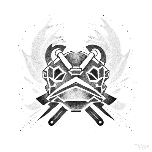 The masks from Hotline Miami tattoo design idea