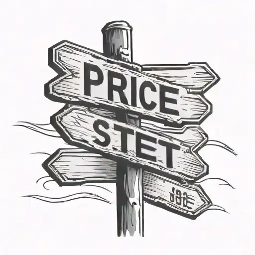 street sign that says price st tattoo design idea