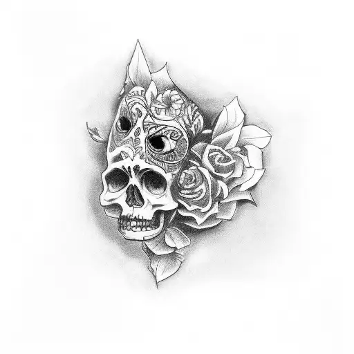 Catrina tattoo design idea
