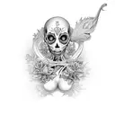 Catrina tattoo design idea