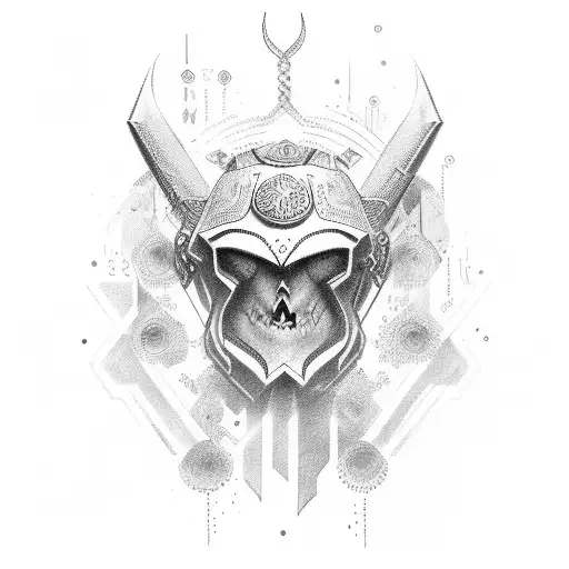 illyrian soldier tattoo design idea
