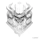 illyrian soldier tattoo design idea