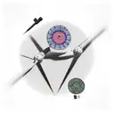 darts and flights tattoo design idea