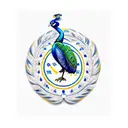 Leeds United logo feather peacock tattoo design idea