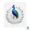 Leeds United logo feather peacock tattoo design idea