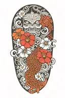 Mini Maui tattoo design idea