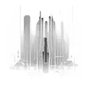 A futuristic cyberpunk cityscape with binary code flowing through it tattoo design idea
