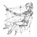 manipulation, marionette, controlling, abuser  tattoo design idea