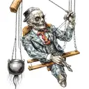 marionette, controlling, abuser tattoo design idea