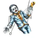 marionette, controlling, abuser tattoo design idea