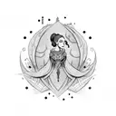 Courage and honor tattoo design idea