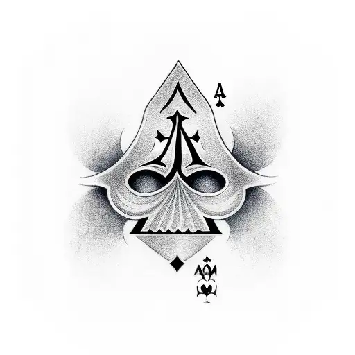 Ace of Spades tattoo design idea