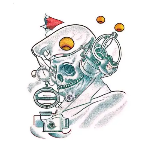 Neurologist who travels the globe tattoo design idea