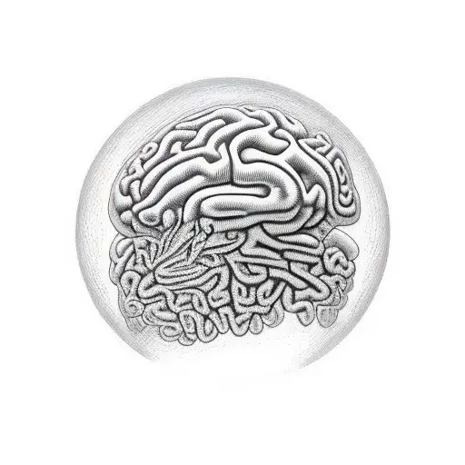 Neurologist who travels the globe tattoo design idea