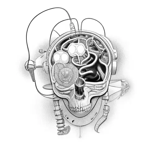 Neurologist who travels the globe tattoo design idea