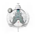 Neurologist who travels the globe tattoo design idea