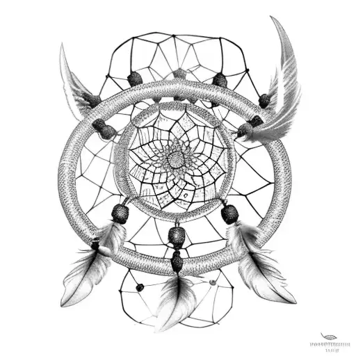 dream catcher with Brianna Williams  tattoo design idea
