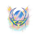 thunder bolt tattoo design idea