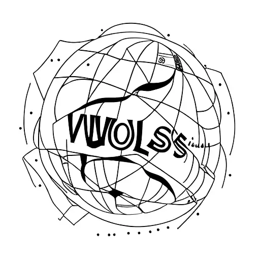 a globe with the writing "the world is yours" around it  tattoo design idea