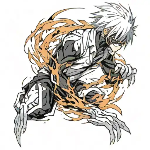 Kaneki Tails wrap around tattoo design idea