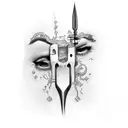 spank me daddy  tattoo design idea