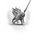 spank me daddy  tattoo design idea